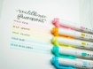 Picture of Zebra Mildliner Double Ended Marker Brush Pen & Marker Σετ Μαρκαδοράκια - Fluorescent