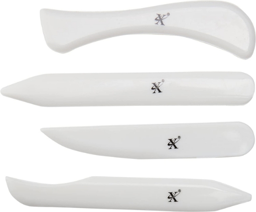 Picture of Xcut Plastic Paper Creaser Set | Σετ 4 Κόκκαλα Βιβλιοδεσίας & Creasing Tools