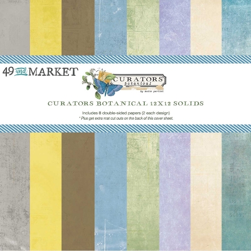 Picture of 49 And Market Συλλογή Μονόχρωμων Χαρτιών Scrapbooking Διπλής Όψης 12"x12" - Curators Botanical, Solids