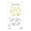 Picture of Spellbinders Glimmer Hot Foil Plates & Dies - Σετ Μεταλλικές Μήτρες Χρυσοτυπίας & Κοπής – Geo Foliage