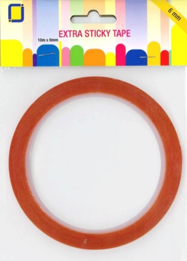 Picture of JEJE Extra Sticky Double Sided Tape 6mm - Ταινία Διπλής Όψης, 10m