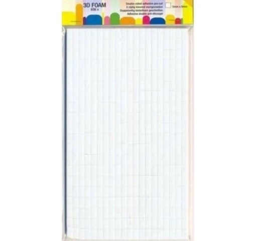 Picture of JEJE Double Sided Foam Squares XL 0.5mm - Διαστατικά Αυτοκόλλητα Διπλής Όψης