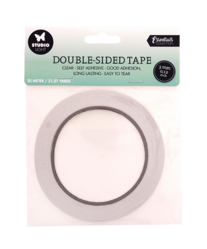 Picture of Studio Light Double Sided Tape 3mm - Ταινία Διπλής Όψης Extra Strong με Εύκολο Κόψιμο, 20m