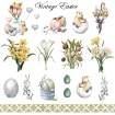 Picture of Reprint Μπλοκ Scrapbooking Διπλής Όψης 6'' x 6'' - Vintage Easter