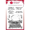 Picture of Woodware Σετ Διάφανες Σφραγίδες - Vintage Typewriter