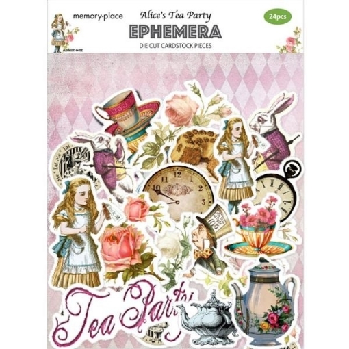 Picture of Memory Place Kawaii Διακοσμητικά Εφήμερα - Alice’s Tea Party, 24τεμ.
