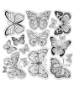 Picture of Crafter's Companion Vintage Butterflies Διάφανες Σφραγίδες - Beautiful Butterflies