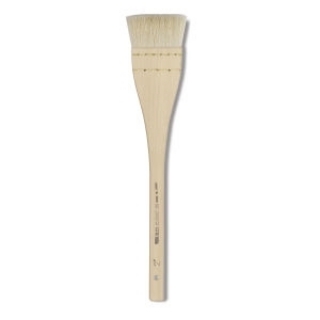 Picture of Raw Art Japanese Hake Brush with Goat Hair 2'' | Πινέλο Wash για Ακουαρέλα, Gouache & Gilding