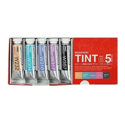 Picture of Holbein Artists' Watercolors Σετ Χρώματα Ακουαρέλας - Designers Tint, 5 Χρώματα