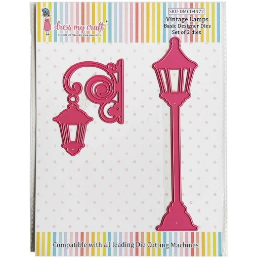 Picture of Dress My Craft Basic Designer Μήτρες Κοπής - Vintage Lamps