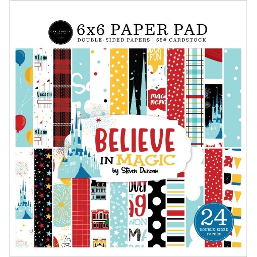 Picture of Carta Bella Μπλοκ Χαρτιών Scrapbooking Διπλής Όψης 6"X6" - Believe In Magic
