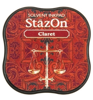 Picture of Stazon Midi Ink Pad - Μόνιμο Μελάνι για μη Πορώδεις Επιφάνειες, Claret 