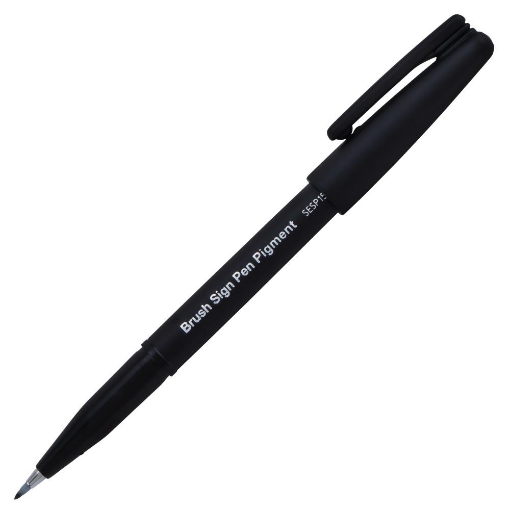 Picture of Pentel Sign Brush Pen Pigment Ink | Μαρκαδόρος με Μύτη Πινέλου – Sepia
