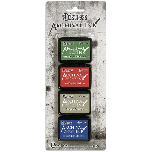 Picture of Tim Holtz Distress Archival Mini Ink Pads – Αδιάβροχα Μελάνια Σφραγίδων Kit 6