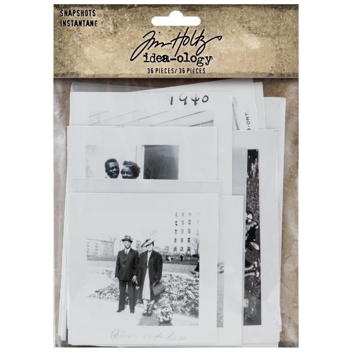 Picture of Tim Holtz Idea-Ology Snapshots - Ασπρόμαυρες Φωτογραφίες, 36τεμ.