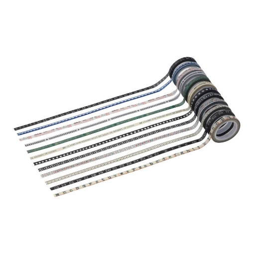 Picture of Tim Holtz Idea-Ology Washi Tape Αυτοκόλλητες Διακοσμητικές Ταινίες - Trims, 12 τεμ.