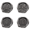 Picture of Tim Holtz Idea-Ology Metal Metal Quote Seals - Μεταλλικές Διακοσμητικές Σφραγίδες