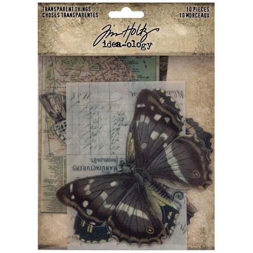 Picture of Tim Holtz Idea-Ology Transparent Acetate Things, 10 τεμ.