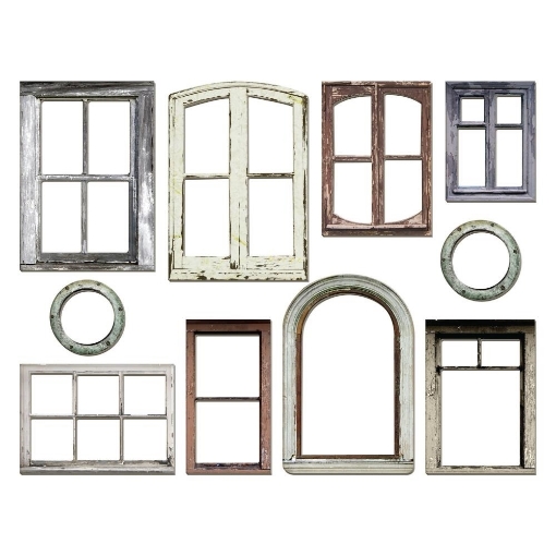 Picture of Tim Holtz Idea-Ology Baseboard Frames Διακοσμητικά Πλαίσια - Windows