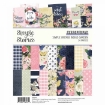 Picture of Simple Stories Μπλοκ Scrapbooking  Διπλής Όψης 6"X8" - Simple Vintage Indigo Garden