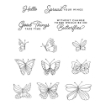 Picture of Spellbinders Διάφανες Ακρυλικές Σφραγίδες - Whimsical Butterfly