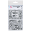 Picture of Ciao Bella Stamping Art Διάφανες Σφραγίδες 4" X 6" - Human & Nature, Sign Of The Times, 2τεμ.