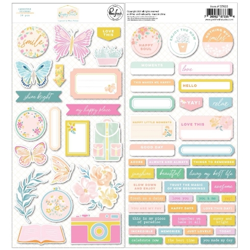 Picture of PinkFresh Cardstock Αυτοκόλλητα - Happy Heart