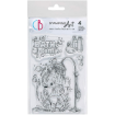 Picture of Ciao Bella Stamping Art Διάφανες Σφραγίδες 4'' x 6'' - It's Bath Time, 4τεμ.