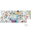 Picture of Mintay Papers Paper Book for Fussy Cutting Μπλοκ Με Σχέδια Κοπής 6"x8"- Travel Book