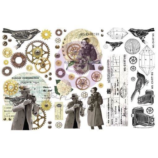 Picture of Finnabair Mini Transfers 6"X12" -  Φύλλα Μεταφοράς Εικόνας - Photo Passion, 3τεμ