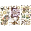 Picture of Finnabair  Mini Transfers 6"X12" - Φύλλα Μεταφοράς Εικόνας - Boho Skulls, 3τεμ