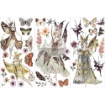 Picture of Finnabair Re-Design Decor Transfers 6"x12" – Φύλλα Μεταφοράς Εικόνας (Rub-On) Forest Fairies, 3τεμ.