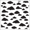 Picture of Creative Expressions Στένσιλ Από Την Sue Wilson 6"X6"  - Clouds