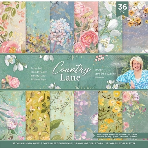 Picture of Crafter's Companion Μπλοκ Χαρτιών Scrapbooking 12"X12" - Country Lane