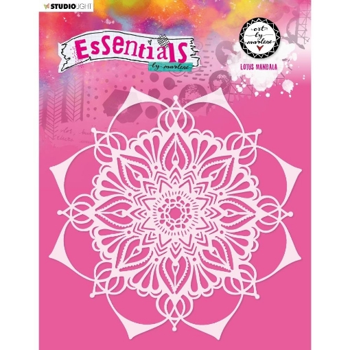 Picture of Art By Marlene Essentials Στένσιλ 8"X8" - Nr. 72, Lotus Mandala