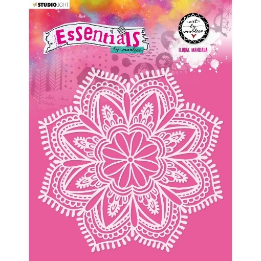 Picture of Art By Marlene Essentials Στένσιλ 8"X8" - Nr. 71, Floral Mandala
