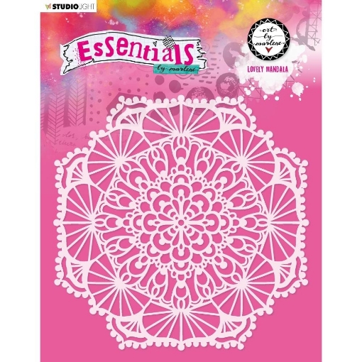 Picture of Art By Marlene Essentials Στένσιλ 8"X8" - Nr. 70, Lovely Mandala