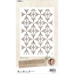 Picture of Studio Light Jenine's Mindful Art Essentials Στένσιλ 6"X8" - Nr. 76, Wallpaper Pattern