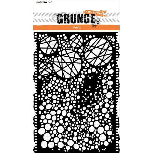 Picture of Studio Light Grunge Στένσιλ 6"X8" - Nr. 96, Circles