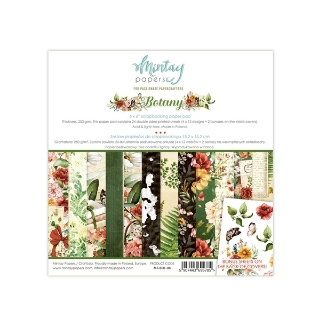 Picture of Mintay Papers Μπλοκ Scrapbooking Διπλής Όψης 6''x 6"- Botany