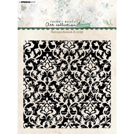 Picture of Studio Light Jenine's Mindful Art Essentials Διάφανες Σφραγίδες - Nr. 141, Background Baroque Damask
