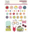 Picture of Simple Stories Decorative Brads | Διακοσμητικά Αυτοκόλλητα – Summer Lovin’, 33τεμ.