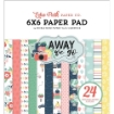 Picture of Echo Park Μπλοκ Scrapbooking Διπλής Όψης 6"X6" - Away We Go
