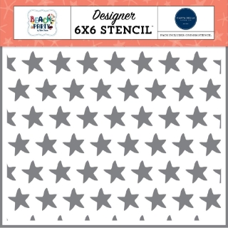 Picture of Carta Bella Στένσιλ 6"X6" - Beach Party, Summer Loving Starfish