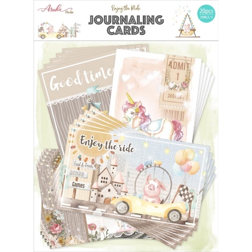 Picture of Asuka Studio Kawaii Κάρτες Journaling - Enjoy The Ride, 20τεμ.