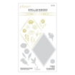 Picture of Spellbinders Glimmer Hot Foil Plate &  Dies - Σετ με Μήτρες Κοπής και Χρυσοτυπίας - Diamond Floral Frame, 22τεμ.