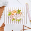 Picture of Spellbinders Glimmer Hot Foil Plate &  Dies - Σετ με Μήτρες Κοπής και Χρυσοτυπίας - Diamond Floral Frame, 22τεμ.