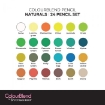 Picture of Spectrum Noir ColourBlend – Χρωματιστά Μολύβια Naturals, 24τεμ.