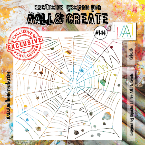 Picture of AALL & Create Stencil 6" x 6" – Στένσιλ Nr. 144 Cobweb