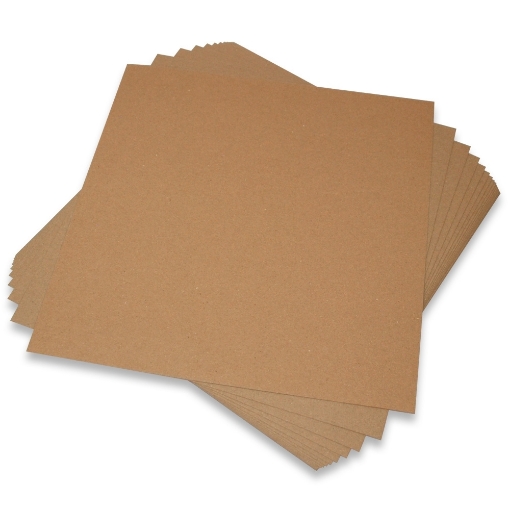 Picture of Craft UK Cardstock 12x12"  Kraft- Χαρτόνι Ανακυκλωμένο Καφέ Κραφτ,  20 τεμ.